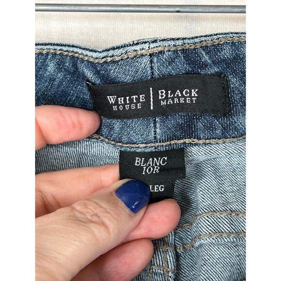 White House Black Market Blanc Bootcut jeans, size 10R - Picture 2 of 13